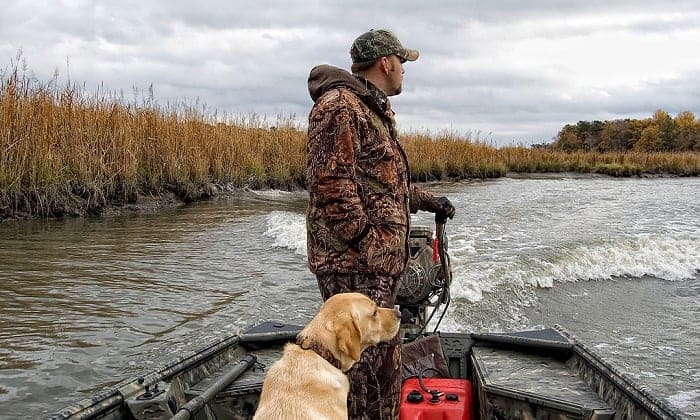 what should sportsman consider when hunting from a boat