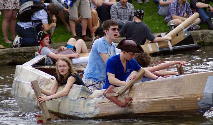 how to build a cardboard boat