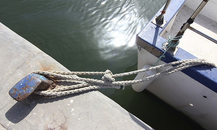 Boat Anchor Mooring Scaffolding Lifting 16mm Black Staplespun Rope x 75 Metres 