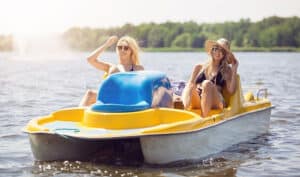 paddle boat or pedal boat