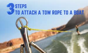 how to attach a tow rope to a boat
