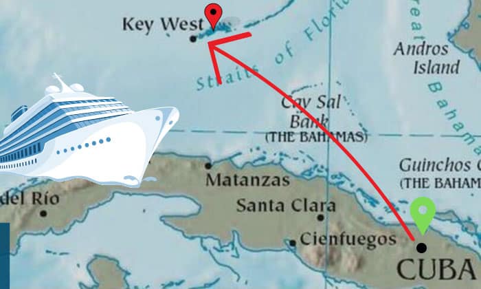 how far is cuba from key west by boat
