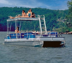 Double-decker-pontoon-boats