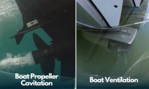 boat propeller cavitation vs ventilation