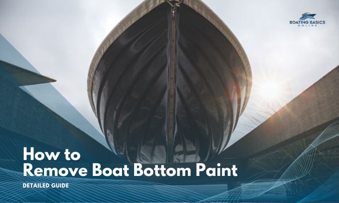 how to remove boat bottom paint