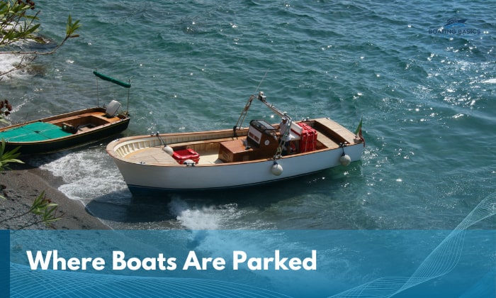 where boats are parked