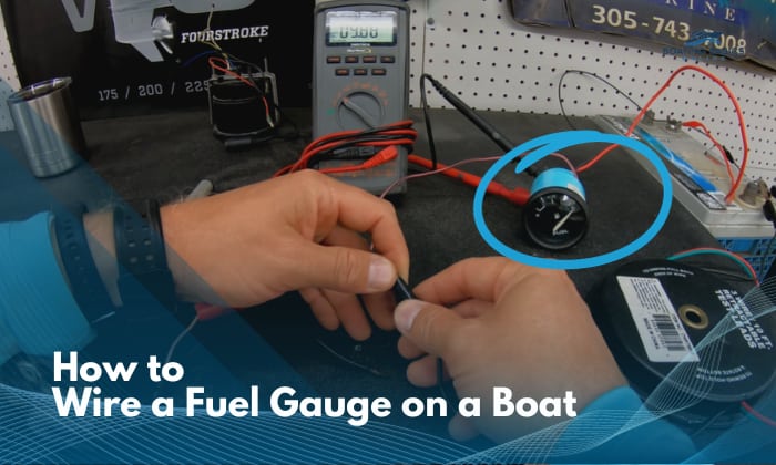 how to wire a fuel gauge on a boat