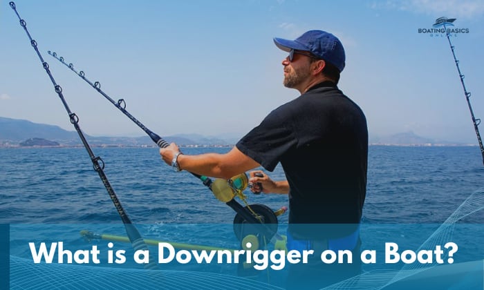 what is a downrigger on-a boat